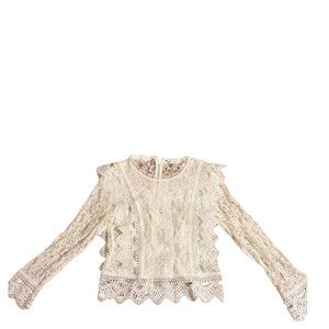 White lace top